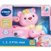 VTech Baby 1, 2, 3 P'Tit Chat Rose - Jouet Interactif- Véhicules Et Jouets Roulants