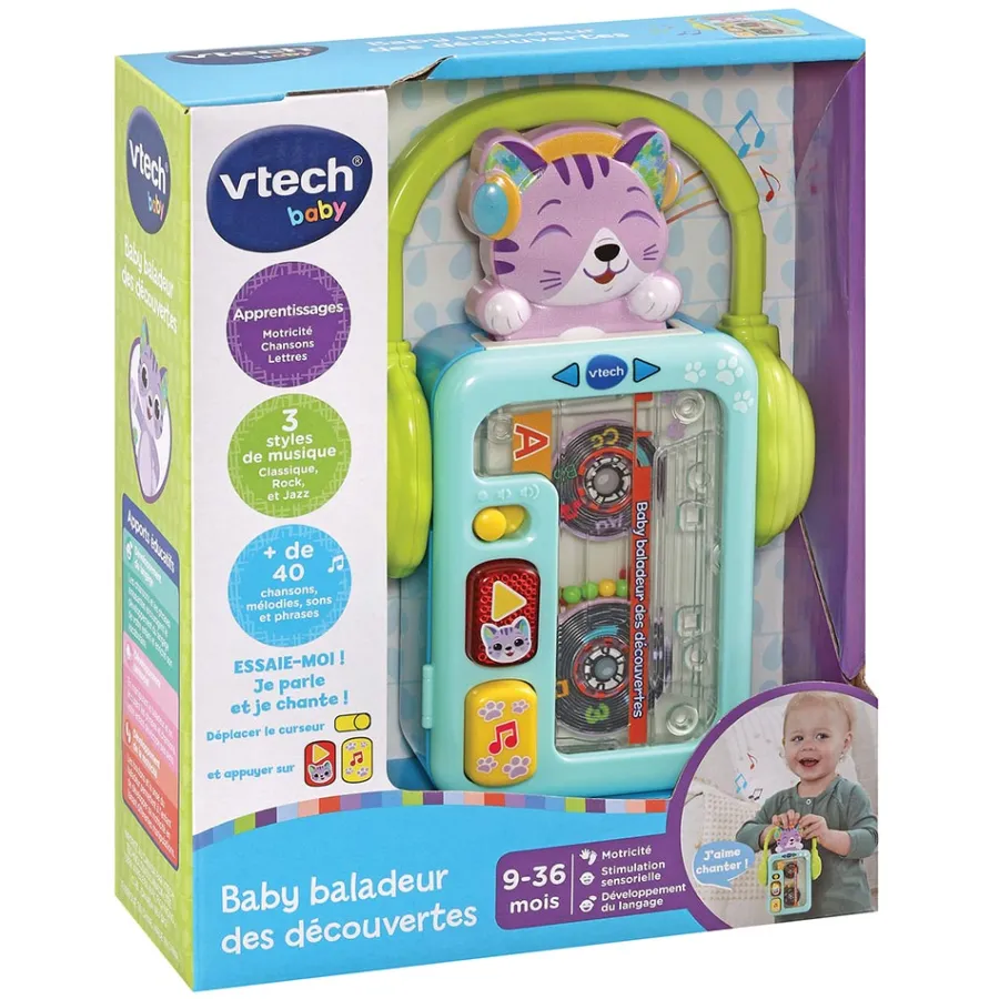 VTech Baby Baby Baladeur Des Decouvertes- Instruments De Musique