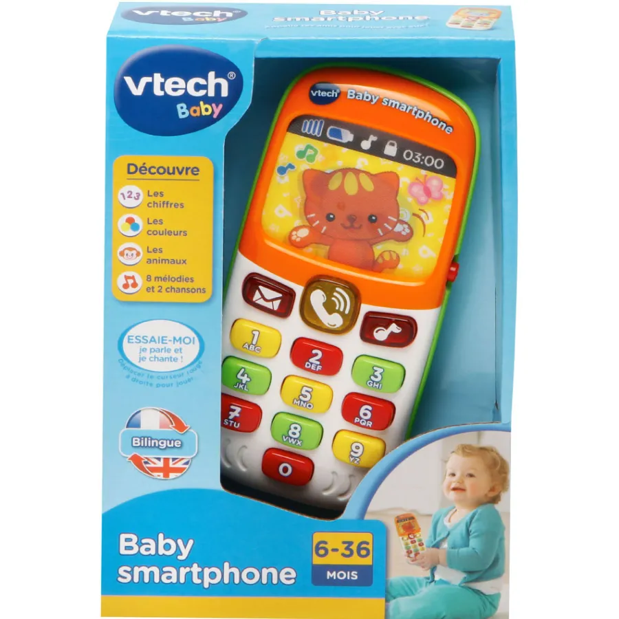 VTech Baby Baby Smartphone Bilingue- Hochets Et Petits Jouets