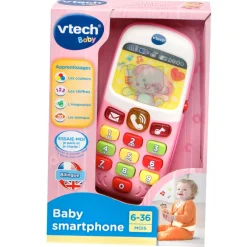 VTech Baby Baby Smartphone Bilingue Rose- Hochets Et Petits Jouets