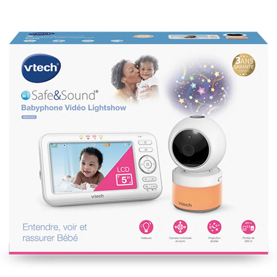 Safe And Sound Babyphone Video Lightshow - Bm5463- Babyphones