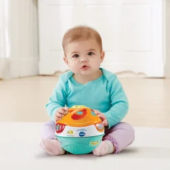 VTech Baby Balle Magic'Moov 3 En 1 - Jouet Interactif- Balles, Toupies Et Cubes