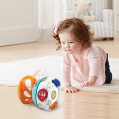 VTech Baby Balle Magic'Moov 3 En 1 - Jouet Interactif- Balles, Toupies Et Cubes