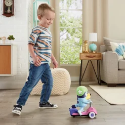 VTech Bluey - Trotti-Bluey Interactive- Pat'Patrouille, Peppa Pig, Bluey
