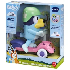 VTech Bluey - Trotti-Bluey Interactive- Pat'Patrouille, Peppa Pig, Bluey