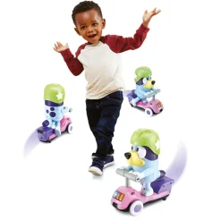VTech Bluey - Trotti-Bluey Interactive- Pat'Patrouille, Peppa Pig, Bluey