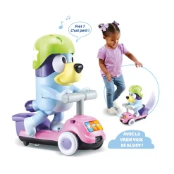 VTech Bluey - Trotti-Bluey Interactive- Pat'Patrouille, Peppa Pig, Bluey