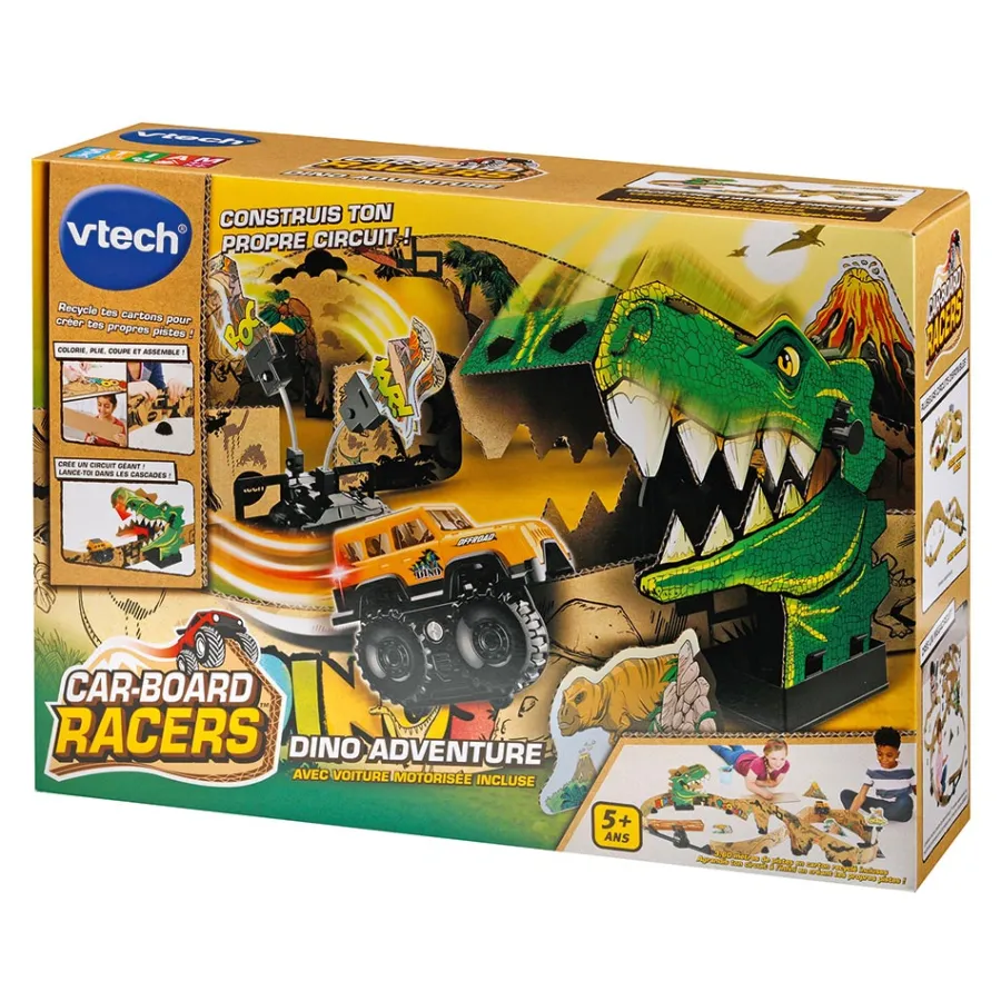 VTech Car-Board Racers - Dino Adventure- Voitures Dinos