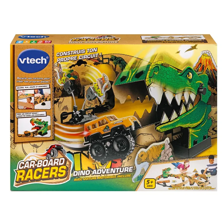 VTech Car-Board Racers - Dino Adventure- Voitures Dinos