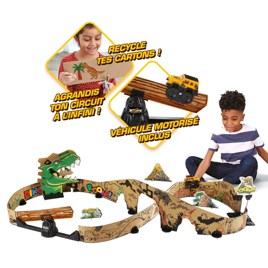 VTech Car-Board Racers - Dino Adventure- Voitures Dinos