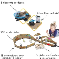 VTech Car-Board Racers - Flight Challenge- Voitures Dinos