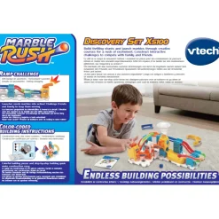 MarbleRush Circuit À Billes - Discovery Set Xs100- Circuit À Billes