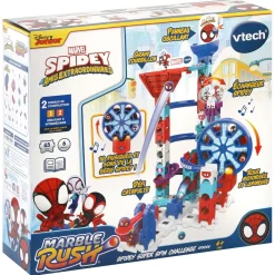 MarbleRush Circuit À Billes - Spidey Super Spin Challenge- Circuit À Billes