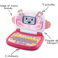 VTech Clic, Mon Ami L'Ordi Rose- Ordinateurs, Tablettes Et Consoles