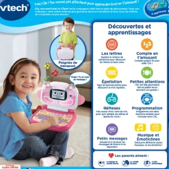 VTech Clic, Mon Ami L'Ordi Rose- Ordinateurs, Tablettes Et Consoles