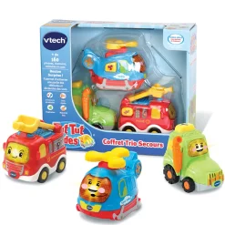 Tut Tut Bolides Coffret De Petites Voitures De Secours Parlantes - - Voitures Jouets Garages Et Circuits