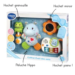VTech Baby Coffret Naissance - Eveil Des Sens - Bleu- Coffrets De Naissance