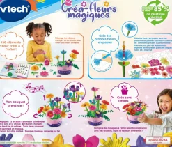 VTech Crea-Fleurs Magiques- Dessins, Coloriages