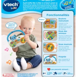 VTech Baby Do, Re, Mi Baby Radio- Instruments De Musique