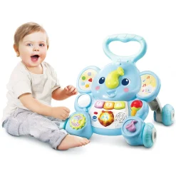 VTech Baby Elephanteau Trottino - Trotteur Bébé- Porteurs, Trotteurs