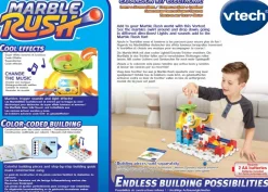 MarbleRush Extension Circuit À Billes - Tourbillon Sons Et Lumieres- Circuit À Billes