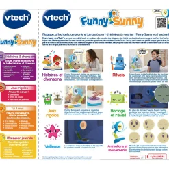 VTech Funny Sunny - Compagnon Interactif- Conteurs D'Histoires
