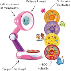 VTech Funny Sunny Rose - Compagnon Interactif- Conteurs D'Histoires