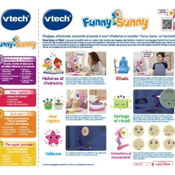 VTech Funny Sunny Rose - Compagnon Interactif- Conteurs D'Histoires