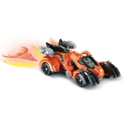 Switch & Go Dinos Furex, Le Super T-Rex - Fire - Véhicules Interactifs- Voitures Dinos