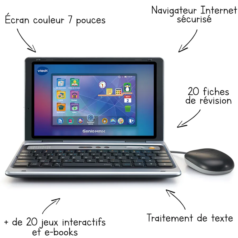 VTech Genio Max- Ordinateurs Pour Enfants