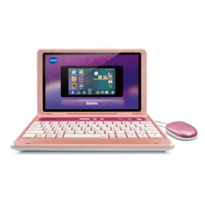 VTech Genio, Mon Premier Vrai Ordi ! (Rose)- Ordinateurs Pour Enfants