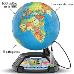 VTech Genius Xl - Globe Video Interactif- Jouets Scientifiques