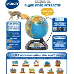 VTech Genius Xl - Globe Video Interactif- Jouets Scientifiques