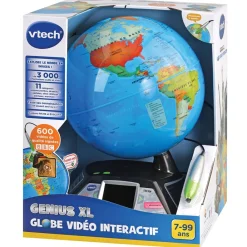 VTech Genius Xl - Globe Video Interactif- Jouets Scientifiques