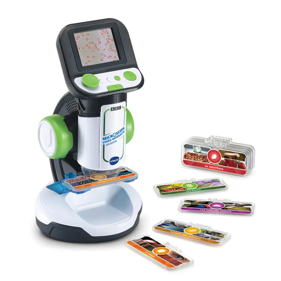 VTech Genius Xl - Microscope Video Interactif- Jouets Scientifiques