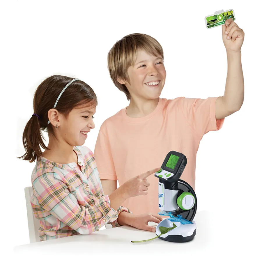 VTech Genius Xl - Microscope Video Interactif- Jouets Scientifiques