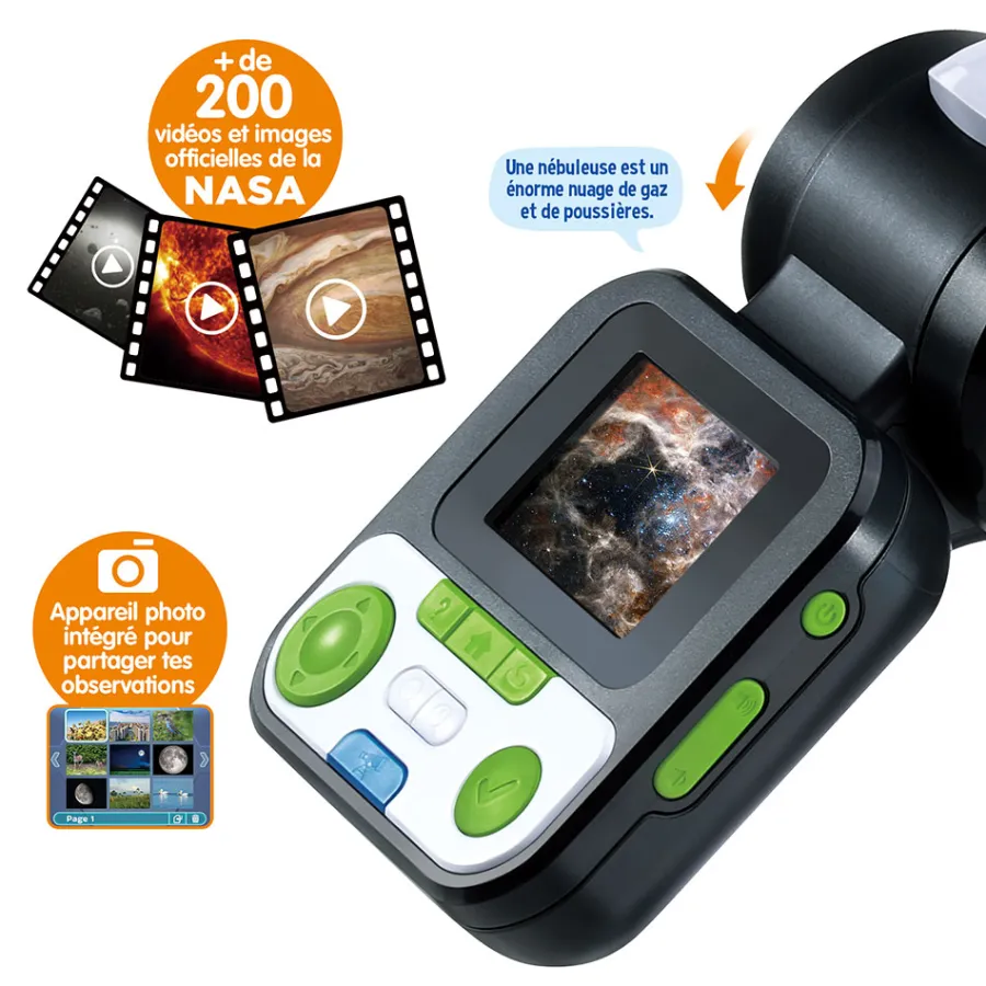 VTech Genius Xl - Telescope Video Interactif- Jouets Scientifiques
