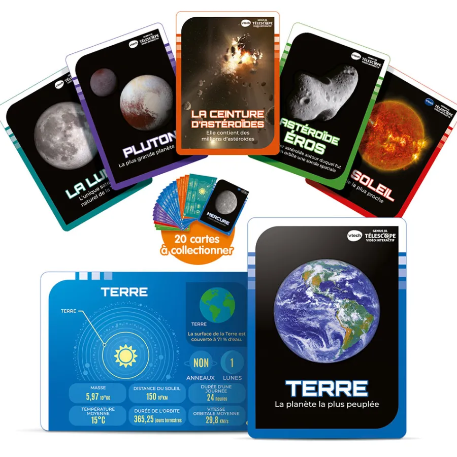 VTech Genius Xl - Telescope Video Interactif- Jouets Scientifiques