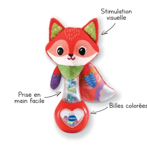 VTech Baby Hochet Malo P'Tit Renardeau - Baby Loulous- Hochets Et Petits Jouets