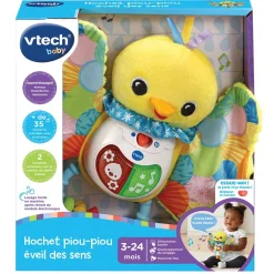 VTech Baby Hochet Piou-Piou Eveil Des Sens- Hochets Et Petits Jouets