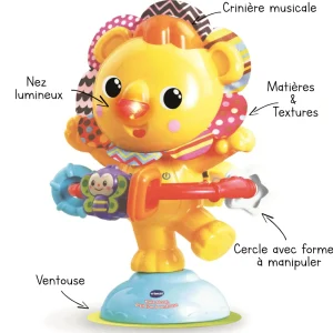 VTech Baby Hula-Hoop, P'Tit Lion A Ventouse- Hochets Et Petits Jouets