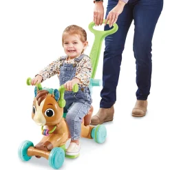 VTech Baby Joey, Mon Porteur Trotti-Magique (5 En 1)- Porteurs, Trotteurs