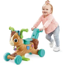 VTech Baby Joey, Mon Porteur Trotti-Magique (5 En 1)- Porteurs, Trotteurs