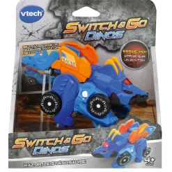 Switch & Go Dinos Jouet Dinosaure Petite Voiture - - Voitures Dinos