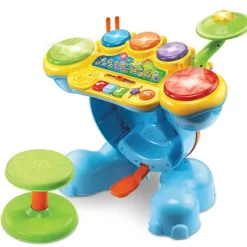 VTech Baby Jungle Rock - Batterie Elephant- Instruments De Musique