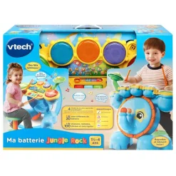 VTech Baby Jungle Rock - Batterie Elephant- Instruments De Musique