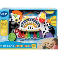 VTech Baby Jungle Rock - Piano Zebre- Instruments De Musique