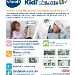 VTech Kidi Talkie Rose - Talkies-Walkies- Micros Pour Enfant / Audio