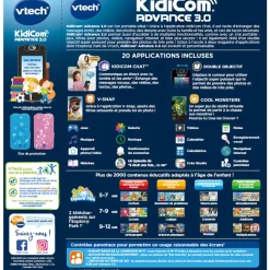 Kidicom Advance 3.0 Noir- Portable Enfant