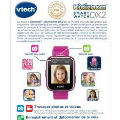 Kidizoom Smartwatch Dx2 Framboise - Appareil Photo Hd- Montres Smartwatch